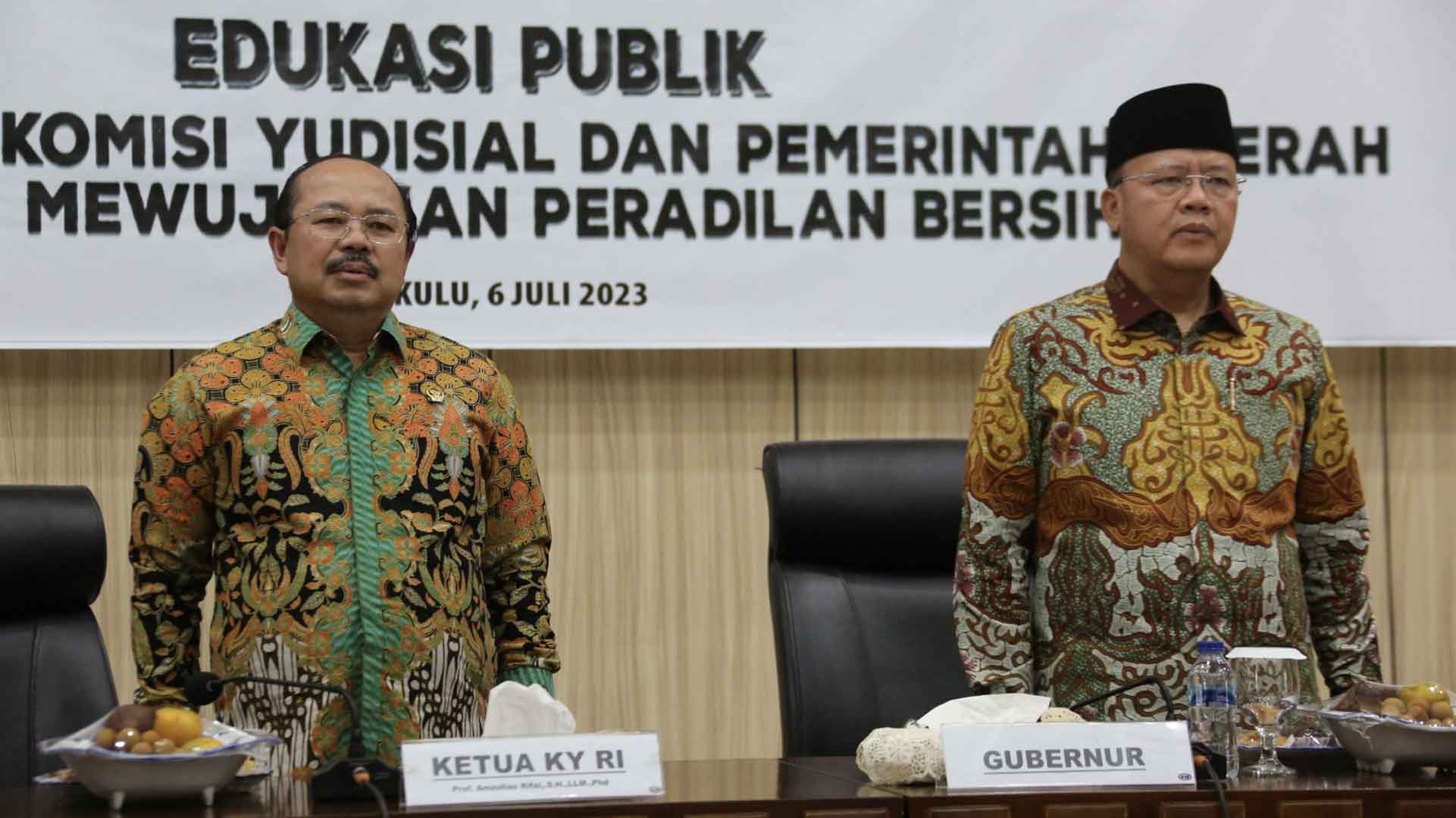 Gubernur Bengkulu Ajak Jaga Kehormatan Hakim