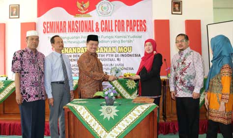 KY Jalin Kerjasama dengan 22 Fakultas Hukum PTM Se-Indonesia