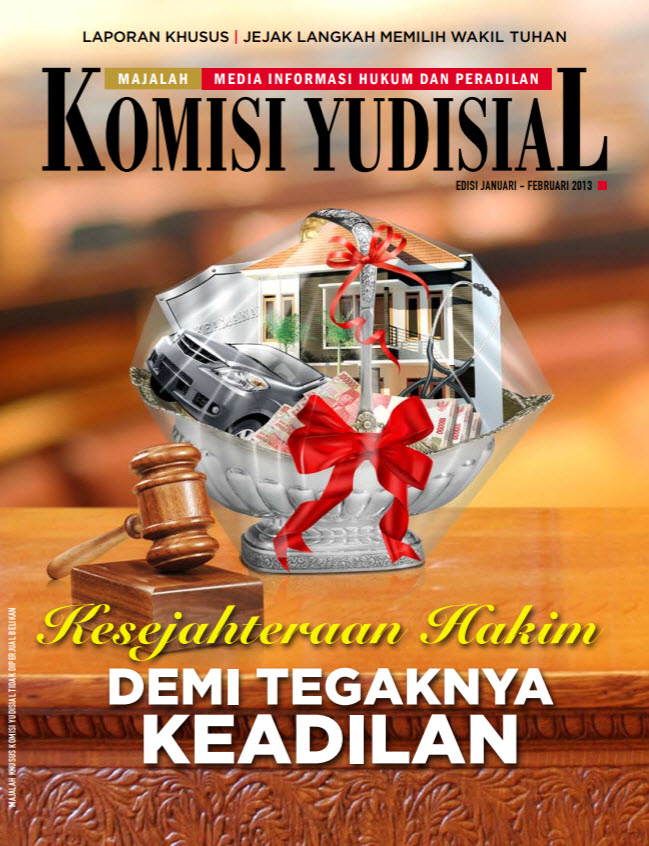 Majalah Komisi Yudisial edisi Januari-Februari 2013