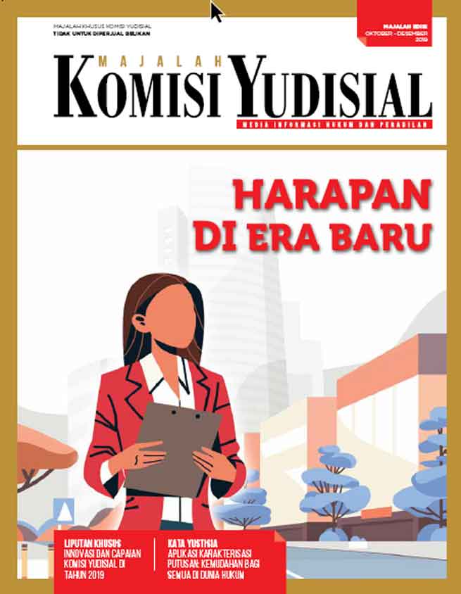 Majalah Komisi Yudisial edisi Oktober-Desember 2019