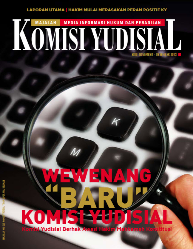 Majalah Komisi Yudisial edisi November-Desember 2013