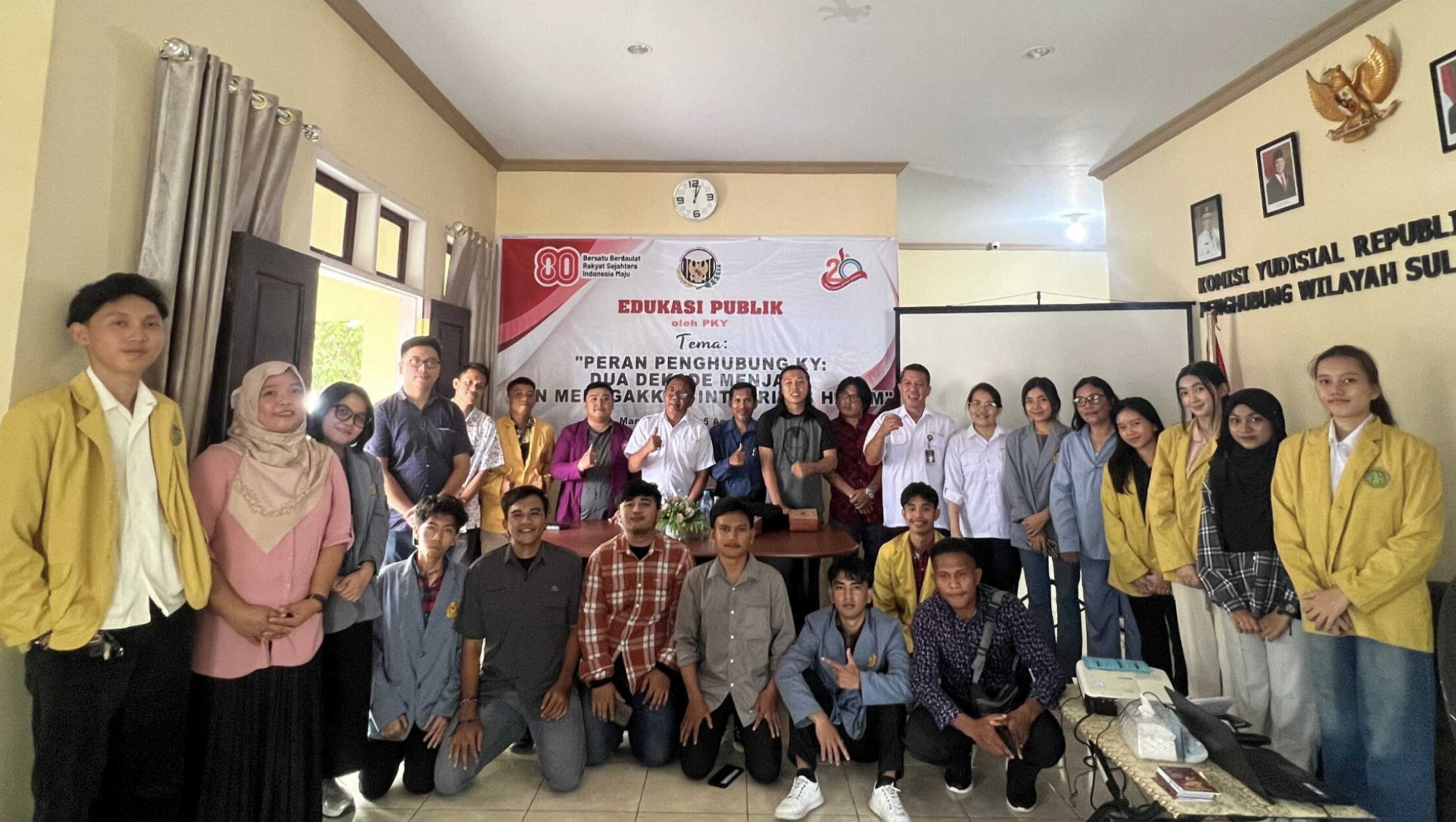 Penghubung KY Sulut Gelar Edukasi Publik Sambut HUT KY ke-20