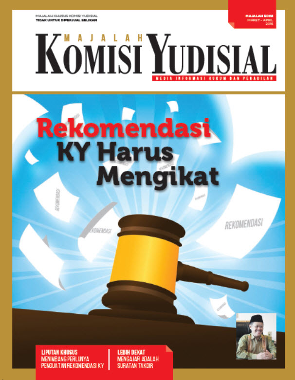 Majalah Komisi Yudisial edisi Maret-April 2016