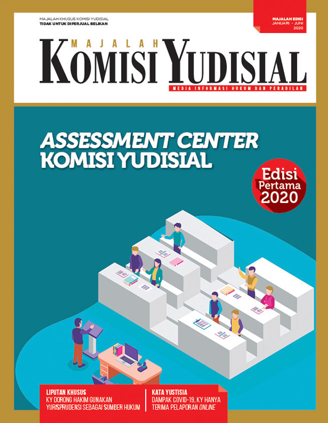 Majalah Komisi Yudisial edisi Januari-Juni 2020