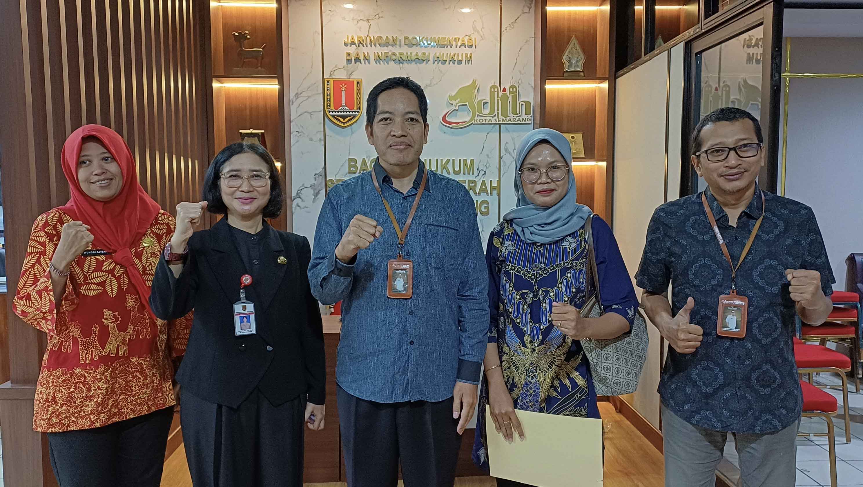 Penghubung KY Jateng Perkuat Sinergi dengan Bagian Hukum Pemkot Semarang