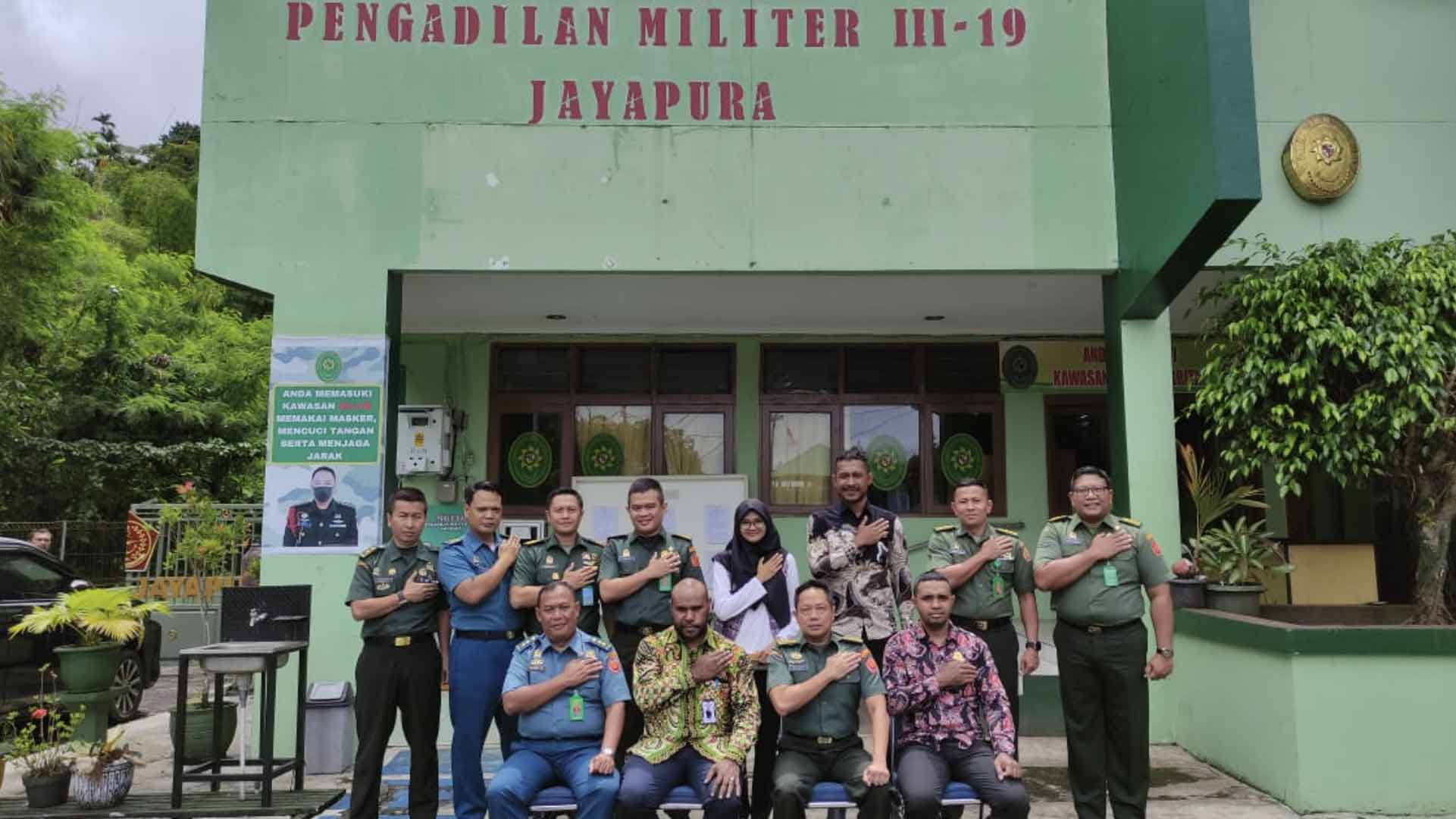 Penghubung KY Wilayah Papua Sosialisasikan Wewenang dan Tugas KY di Pengadilan Militer III-19 Jayapura