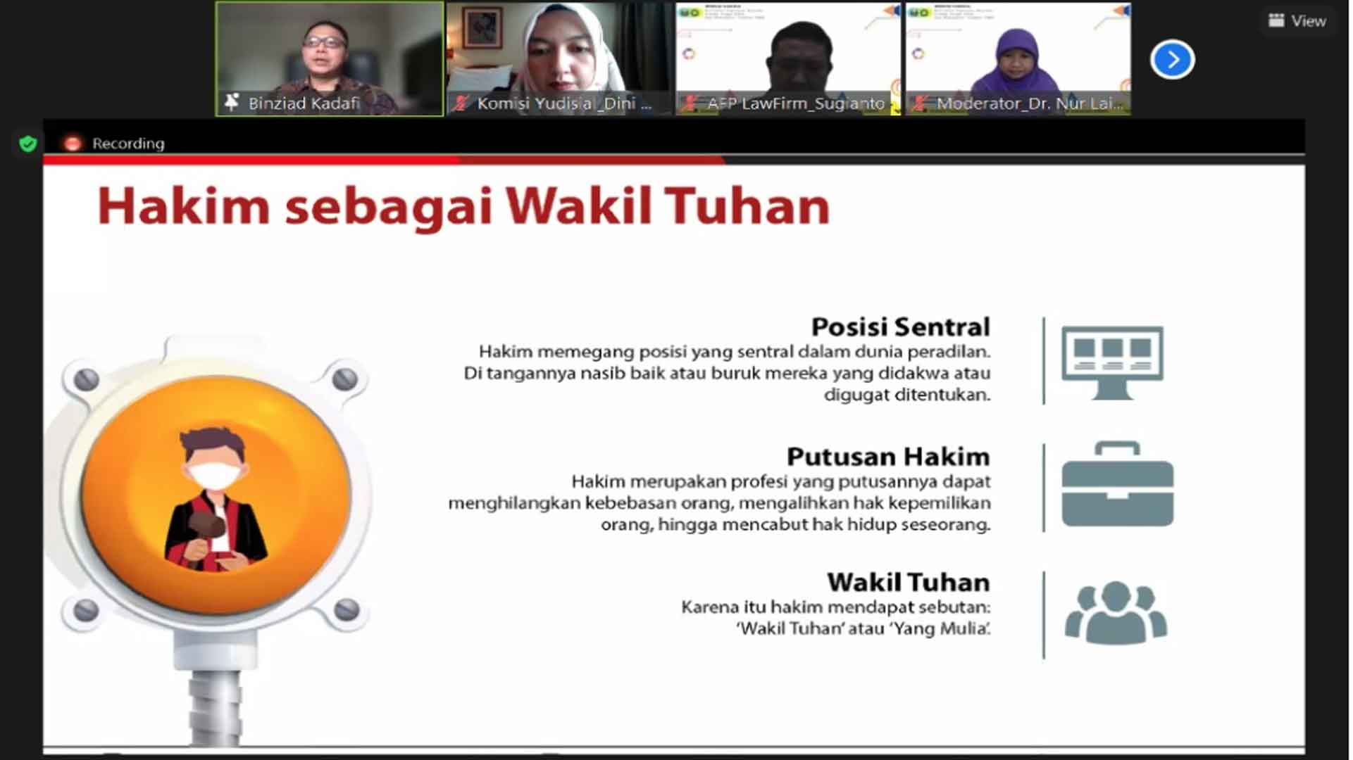 KY Gelar Webinar Nasional Klinik Etik dan Advokasi di Surabaya