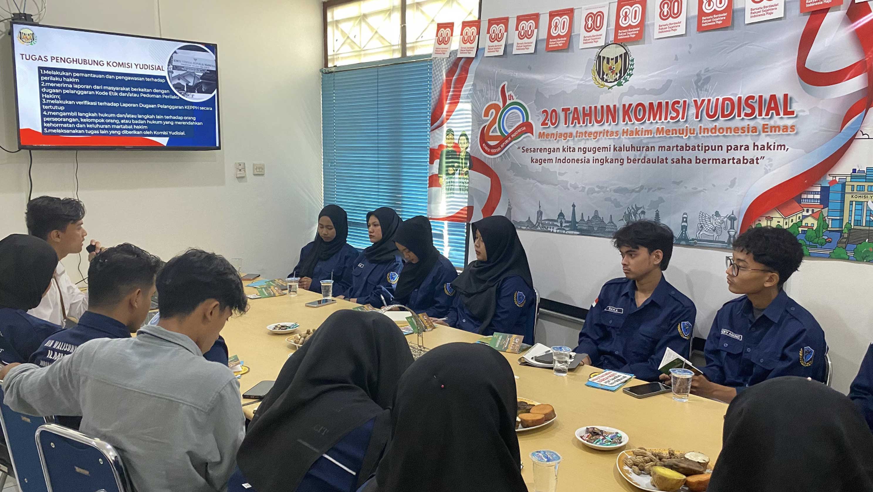 Terima HMJ UIN Walisongo, Penghubung KY Jateng Jelaskan Tugas KY