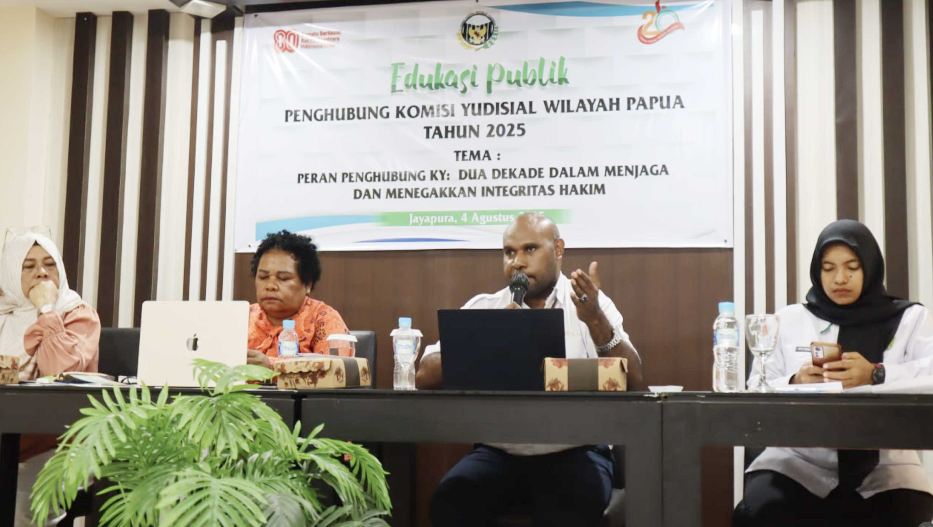 Penghubung KY Papua Gelar Edukasi Publik 20 Tahun KY Mengawal Integritas Hakim