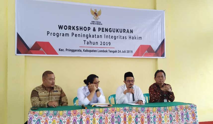 KY Lakukan Pengukuran Kepercayaan publik terhadap Hakim di Lombok