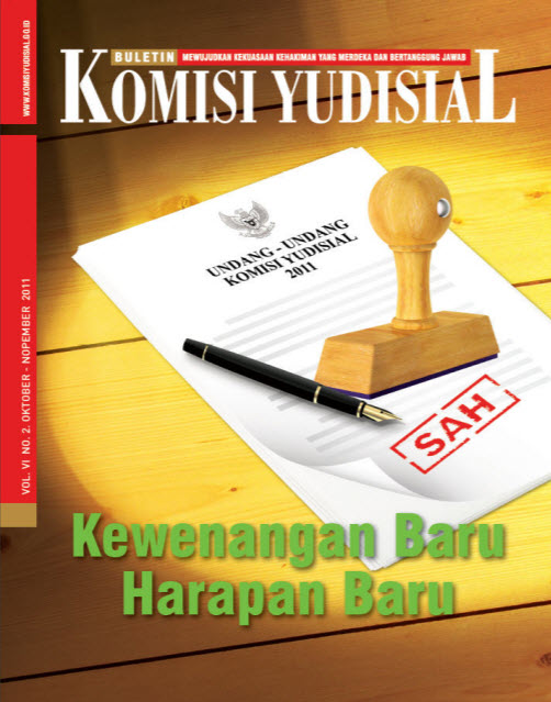 Buletin Komisi Yudisial edisi Oktober-November 2011