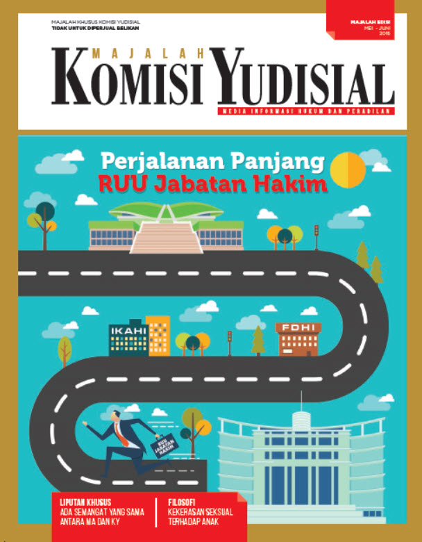 Majalah Komisi Yudisial edisi Mei-Juni 2016