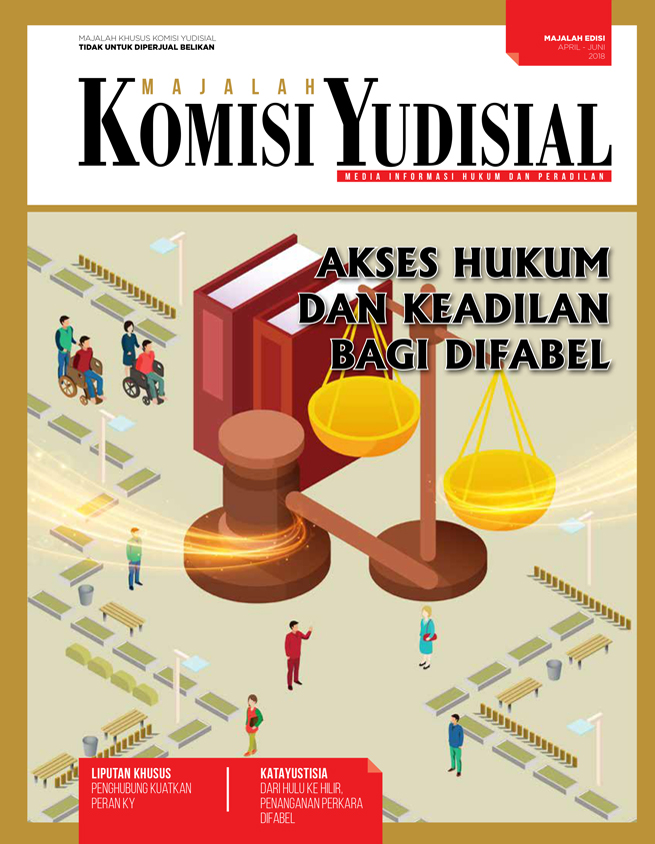 Majalah Komisi Yudisial edisi April-Juni 2018