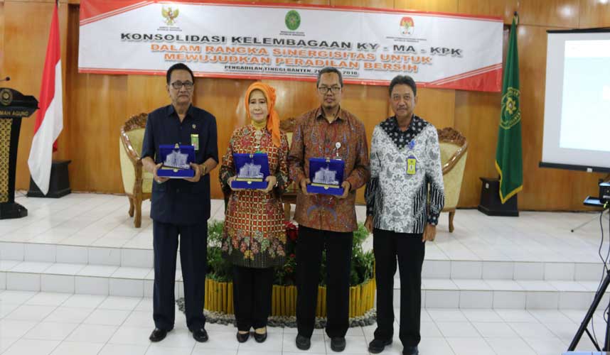 Di Banten, KY-MA-KPK Bersinergi Wujudkan Peradilan Bersih