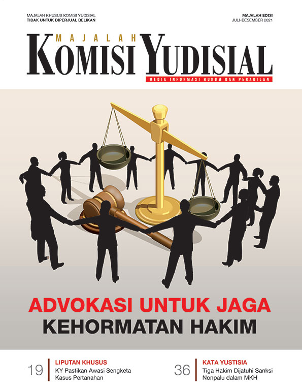 Majalah Komisi Yudisial edisi Juli-Desember 2021