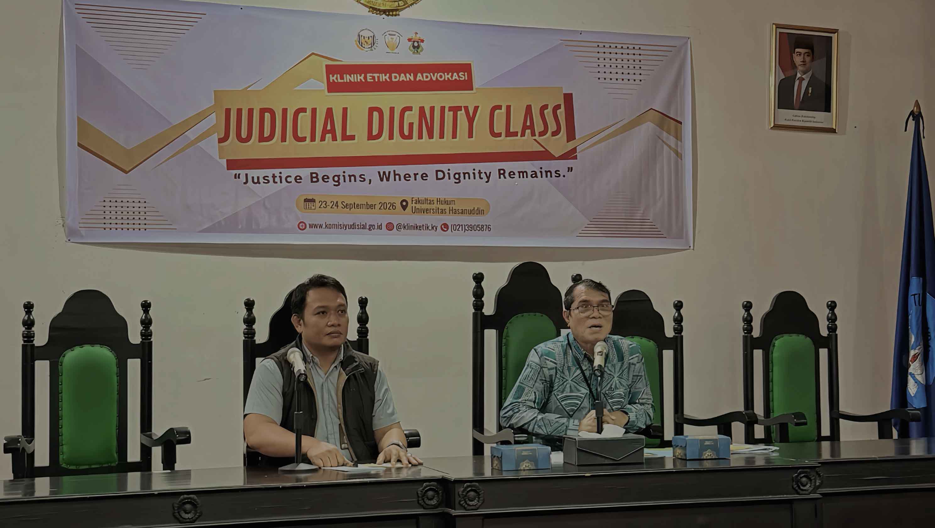 Judicial Dignity Class, KY Bekali Mahasiswa Unhas Jaga Marwah Pengadilan