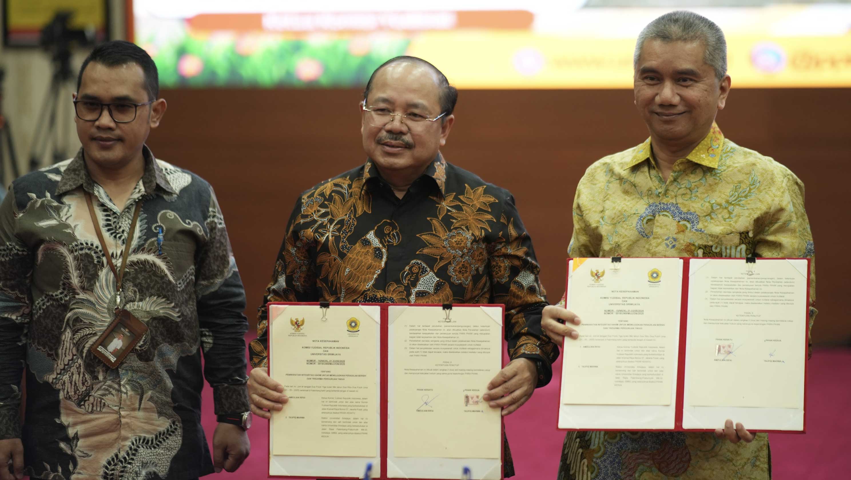 KY dan Unsri Perpanjang Kerja Sama Demi Peradilan Bersih KY dan Unsri Perpanjang Kerja Sama Demi Peradilan Bersih