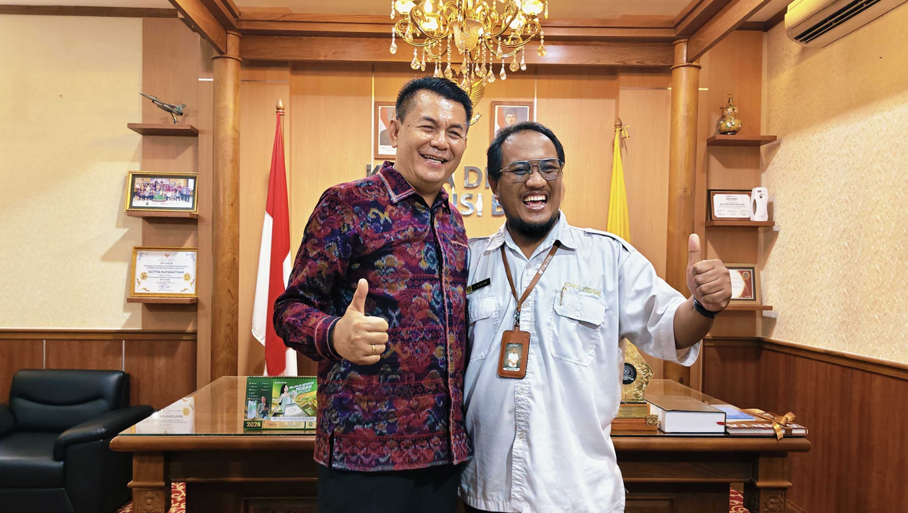 Perkuat Jejaring Antarlembaga, Penghubung KY Wilayah Bali Silaturahmi ke Ketua DPRD Provinsi Bali
