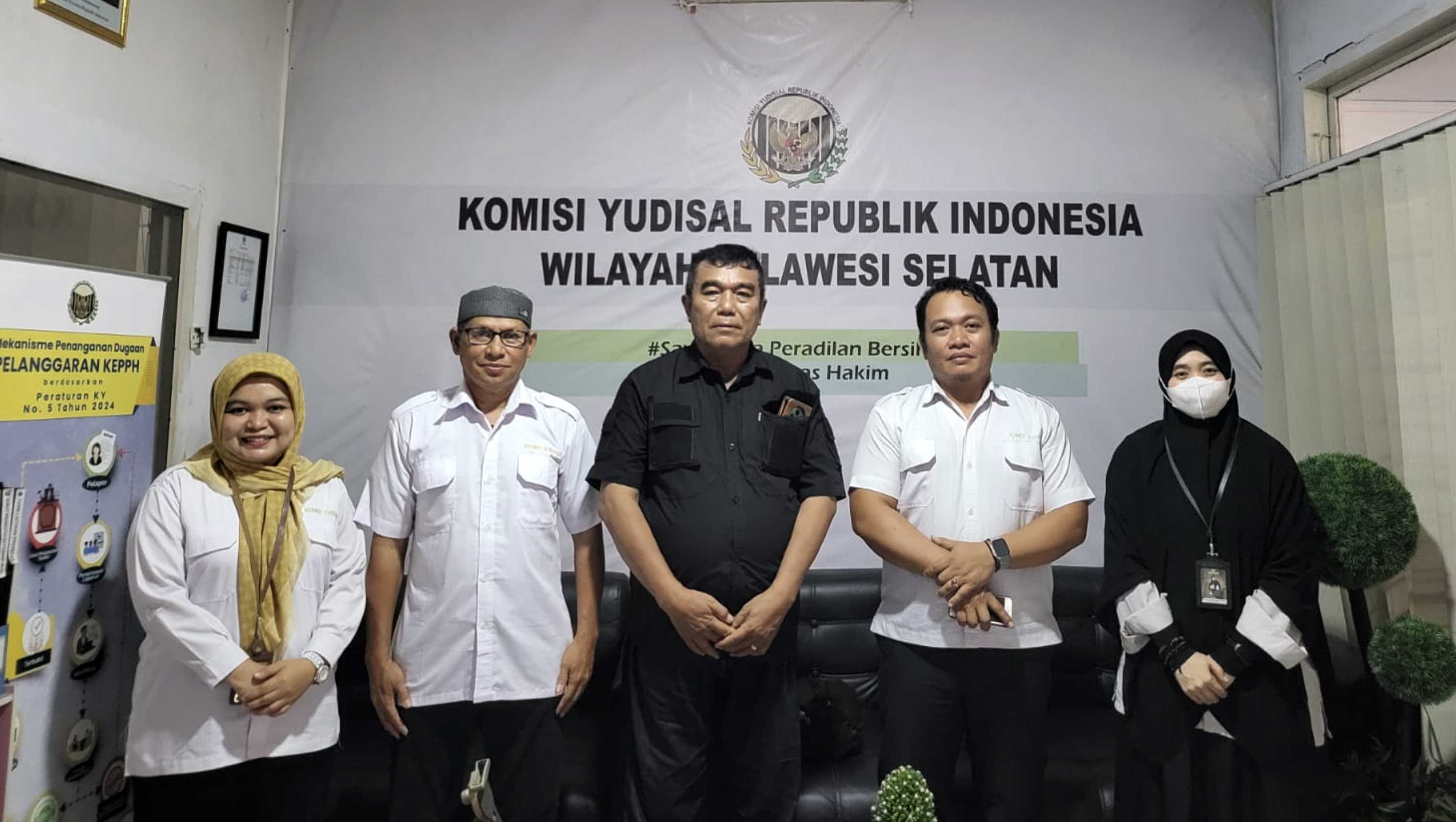 Penghubung KY Sulsel Terima Audiensi Dosen FH UNSA