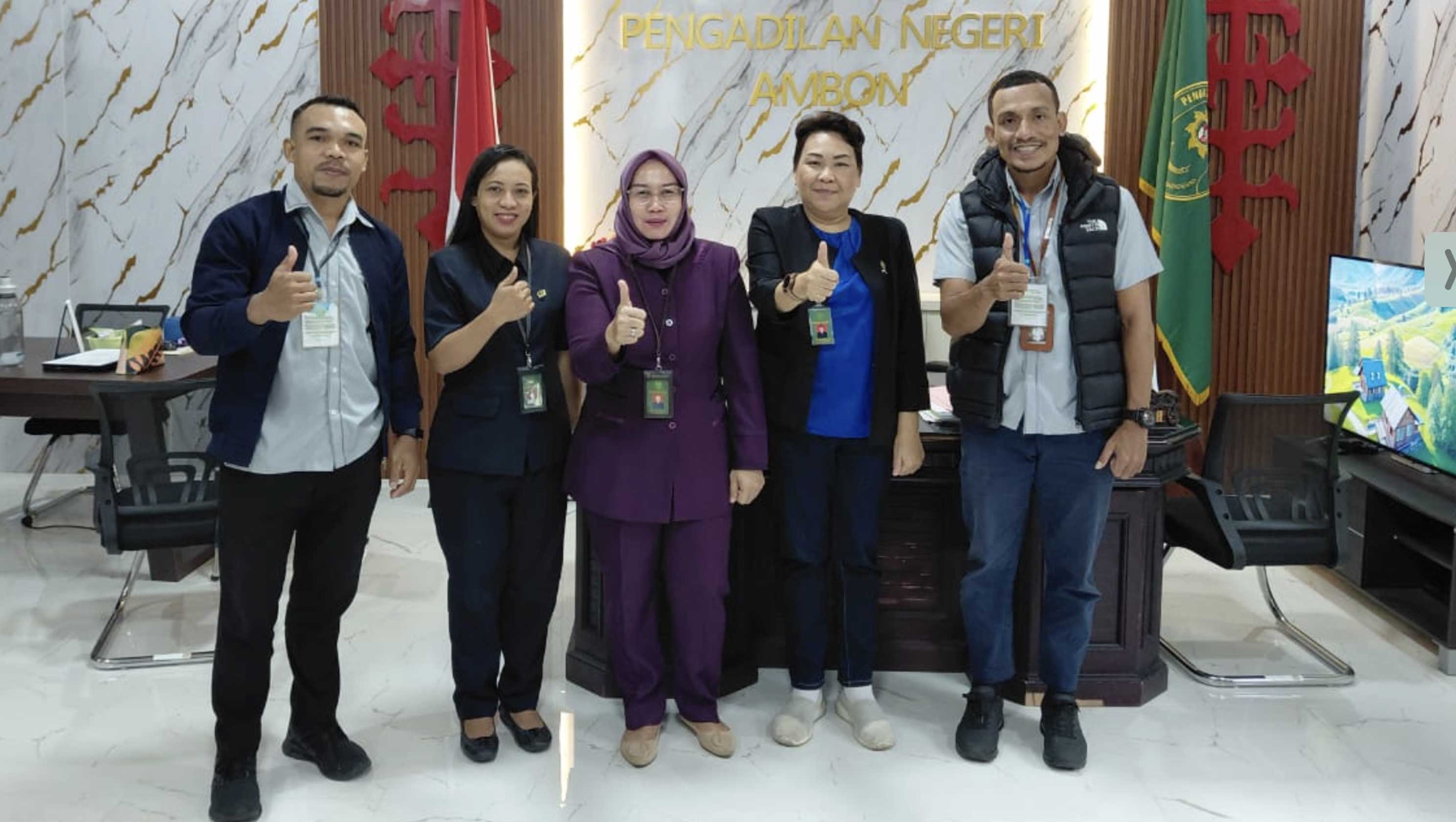 Penghubung KY Maluku Berkoordinasi dengan PN Ambon terkait Pemantauan Sidang Tertutup Penghubung KY Maluku Berkoordinasi dengan PN Ambon terkait Pemantauan Sidang Tertutup